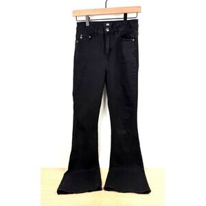 I & M Black Label Mid-Rise Flare Jeans Size‎ 3 Black Denim Jeans